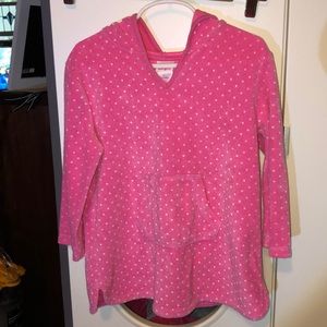 Circo Pink Polka Dot Swim Hooded Cover 5T